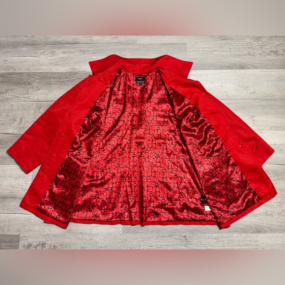 Dennis by Dennis Basso - Red Raincoat - Picture 7 of 9